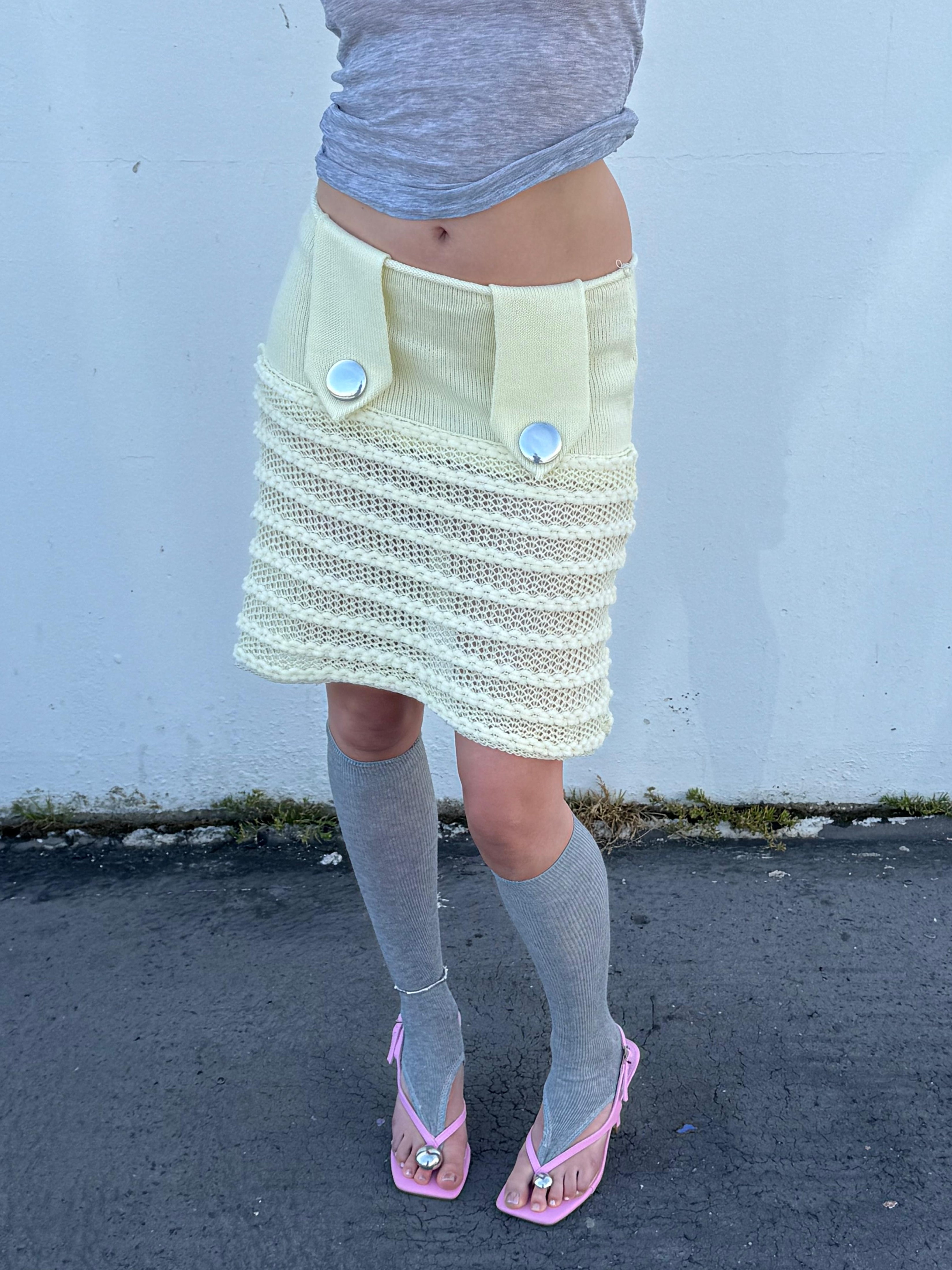 LEYLI SKIRT BUTTER YELLOW